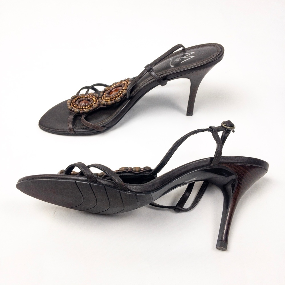 M by Marinelli Brown Sandal Heels - 8
